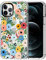 MOSNOVO für iPhone 12 Pro Max Hülle – Durchsichtige, schlanke, stoßfeste TPU+PC-Handyhülle, [6,6 Fuß Fallschutz/Anti-Abziehen] - Pastell-Blumengarten