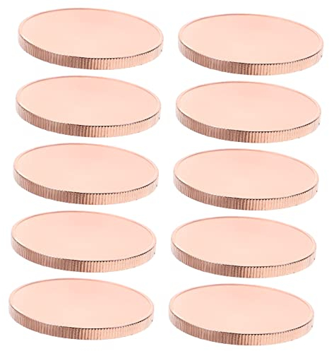 Uonlytech 10 Stück Medaille Aus Glänzendem Eisen Kleines Geschenk