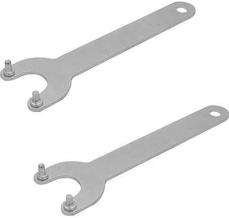 2-Pin Spanner Wrench Suitable for 125/150mm Angle Grinders, Discs Clamping Wrench Handtools, 2 pcs