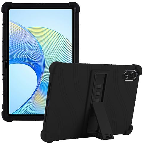 ATOOZ for Honor Pad X9 Case 11.5 Inch 2023 Honor Pad X9 11.5 Tablet Case Soft Silicone Kids Case for Huawei Honor Pad X9/X8 Pro Tablet with Adjustable Bracket - Black
