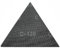 Lot de 25 feuilles abrasives Velcro - Papier abrasif triangulaire - 285 x 285 mm - Pour ponceuse de plafond, ponceuse à sec Einhell BT-SG 710 TE-DW 225 X (grain 40)