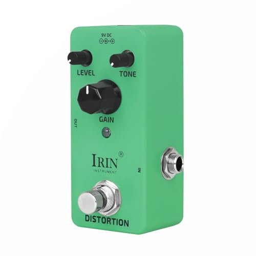 Alnicov Efector de distorsión de guitarra eléctrica para accesorio de guitarra verde