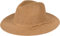 styleBREAKER Damen Panama Sonnenhut mit dünnem Hutband, Strohhut, Schlapphut, Sommerhut, Fedora Hut 04025040, Farbe:Braun
