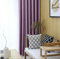 Aotiwe Vorhänge Wohnzimmer Fenster, Leinen Gardinen Blickdicht Einfarbig Lila Vorhänge zum Einhängen 2er Set 137 x 244cm