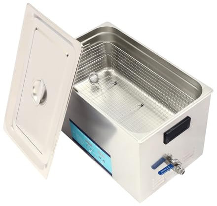 VonVVer Ultraschallreinigungsgerät Edelstahl 30L 600W - Ultraschallreiniger mit 0-80℃ Heizung 30min Timer Ultraschallreinigungsgerät mit Digitaler Anzeige 120dB für Zahnprothesen Schmuck Brillen