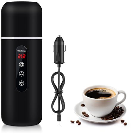 Travel Electric Kettle Coffee Warmer 12V/24V Portable Water Heater Small Water Heater
