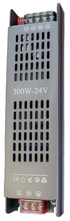 Alimentatore LED Slim 24 V DC, 300W, Trasformatore Dimmerabile a DIP (25%-100%), Input 200-240 V AC, IP20