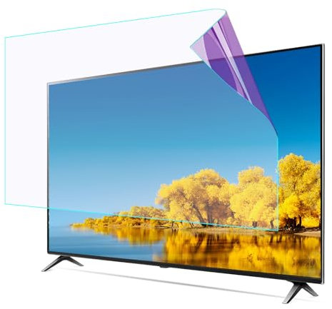 AIZYR Protector De Pantalla Mate Antiluz Azul, Película Antiarañazos, Antirreflejos Y Antiuv, Filtro para Monitor De TV, para Pantallas LCD, LED Y HDTV 4K,42in 917 * 516mm