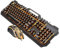 NUOBESTY Led Keyboard and Mouse Set Gaming Keyboard Mechanical Keycaps Wired Mouse Scratch-resistant Comfortable for Extended Gaming Sessions