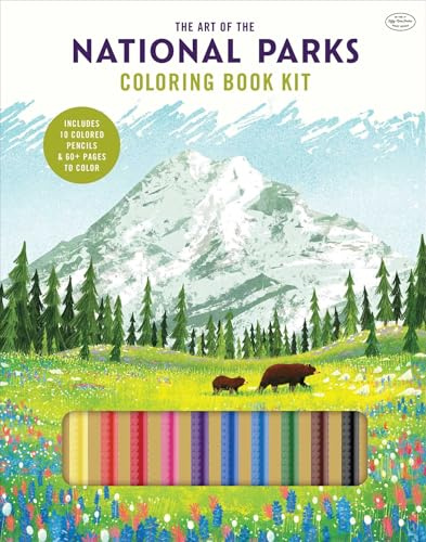 Art of the National Parks Coloring Book Kit