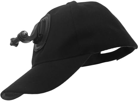 TOYZFRIENDY Baseball Cap mit Kamera-Halterung und Schnellverschluss Leichte Atmungsaktive Action-Cam Mütze für Sportkameras und Kompatible Modelle für Outdoor-Sport wie Radfahren Wandern