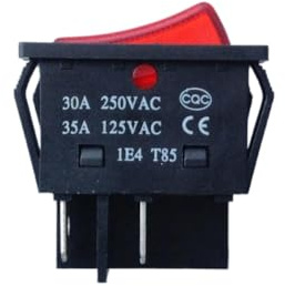 1PCS 30A 12V 24V 4 Pin 2 Gear Master Switch With XT60 T Plug Connector Compatible With RC Bait Boat Tug Boat 550 775 Brushed Motor(only switch)