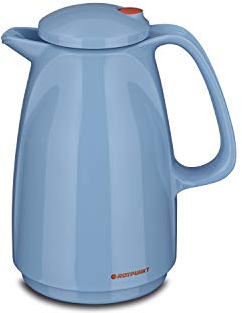 ROTPUNKT Isolierkanne 225 BELLA 0,5 l | Zweifunktions-Drehverschluss | BPA-frei - gesundes trinken | Made in Germany | Warm + Kalthaltung | Glaseinsatz | babysmurf