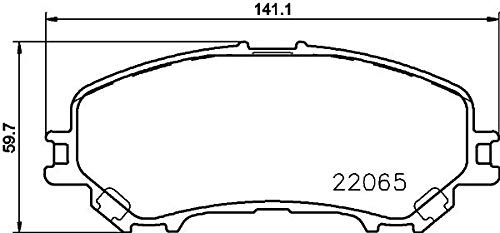 TMD Friction Services 2206501 Disc Brake Pad Set