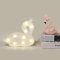 GUOCHENG Veilleuse LED en forme de cygne - Blanc chaud - Pour table de chambre à coucher, chambre à coucher, maison, chevet - Décoration d'intérieur - Cadeau d'anniversaire ou de Noël pour enfants