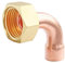 SOMATHERM FOR YOU, Raccord coudé en cuivre Ø16 à souder avec écrou tournant 20/27 pour plomberie - Idéal pour réseaux d'eau sanitaire et chauffage - Installation facile