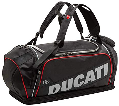 Ducati Redline D1 Reisetasche Rucksack schwarz