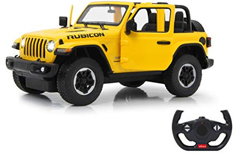 Jeep Wrangler JL 1:14 2,4GHz Tür manuell - offiziell lizenziert, bis 1 Std Fahrzeit, ca. 11 Kmh, perfekt nachgebildete Details, detaillierter Innenraum, LED Licht