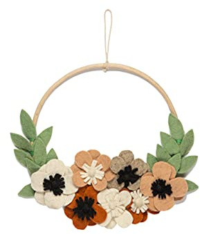 Kidsdepot Wanddeko Flower Hoop Blumenkranz 20011101 Wandkranz Dekokranz