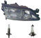 EISENFELS Bundle Set 70779517 Scheinwerfer rechts + Leuchtmittel H7 Classic + H1 Classic kompatibel mit Vectra B J96