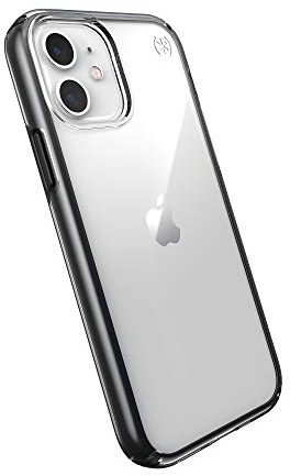 Speck Products Presidio Perfect-Clear Impact Geo iPhone 12 / iPhone 12 Pro Hülle klar/schwarz