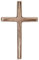 Butzon & Bercker Wandkreuz schlicht elegant Bronze 10,5 cm Kreuz Kunsthandwerk
