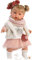 Llorens Julia mit blonden Haaren und blauen Augen, Babypuppe mit weichem Körper, inkl. trendigem Outfit und Schnuller, 42 cm, 1042402