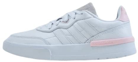 adidas Damen Clubcourt Leichtathletik-Schuh, Mehrfarbig (Ftwbla Ftwbla Roscla), 42 EU