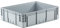 Provost Bac gerbable norme europe poignées fermées gris 90L - 80 x 60 x 22cm