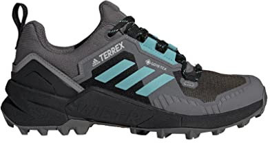adidas Damen Terrex Swift R3 GTX W Sneaker, Grey Five/Mint ton/core Black, 43 1/3 EU