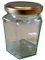 Beekeeping Supplies UK Ltd - Glass Hexagonal Jars 8oz (190ml) With Gold Lids - Pack Of 41 - Made in the UK