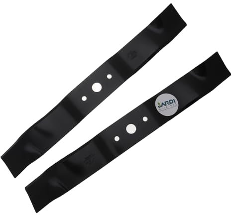 Jardiaffaires Jeu de 2 Lames Mulching pour Tondeuse autoportée Coupe 92cm éjection latérale