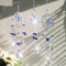 DAZZTIME Atrapasueños de Cristal,Atrapasoles Cristal Colgante,Cristal Arcoíris,Carrillon de Viento Exterior,Bola de Cristal,para Colgar en Casa Oficina Jardín Decoración en Hogar