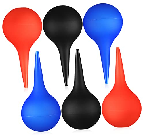 SOLUSTRE 6 Stk Ohrkugelgummi Ohrreinigungskugel Werkzeug Zum Entfernen Von Ohrenschmalz Ohrspülspritze Gummi-squeeze-ballon-ohrkugel Ohrwaschbirne Ohrdusche Erwachsener Baby