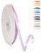 Helles Lila 6mm Satinband 95 Meter, Polyesterband, verschönern Sie Ihre Bastelarbeiten und Feiern, ideal für Geschenkverpackungen, Dekorationen, Hochzeitsautoband, Bänder zum Basteln