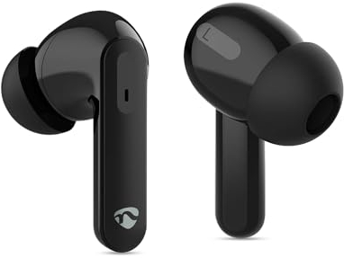 Nedis Vollständig drahtlose Kopfhörer - ANC (Active noice Cancelling) - Bluetooth - max. Batteriespielzeit: 30 Std - Berührungssteuerung - Kabelloses Ladegehäuse - Eingebautes Mikro - Stimmkontrolle