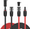 Tool-Free - Cavo solare 4 mm²/6 mm², prolunga 1/2/3/5/10 m, cavo PV (4 mm2, 2 m)
