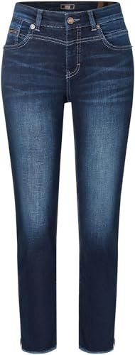 Mac - Damen 5-Pocket Jeans, Rich Slim (5755-90-0389L), Größe:W34, Länge:L26, Farbe:Dark Blue Bright Used (D888)