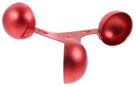 BEBEMOKO Anemometer-zubehör Windgeschwindigkeitsmessgerät Sensor Zur Überwachung Der Windgeschwindigkeit Windgeschwindigkeitssensor Windmesser Werkzeug Messwindbecher Aluminiumlegierung Rot