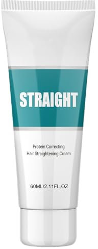 KOAHDE Pflege-Serum für Glattes Haar,Seidige & Glänzende Haarglättungscreme,Hair Smoothing Cream,Nourishing Behandlung Haarcreme,Protein Correcting Hair Straightening Cream,60ML,1PC