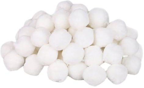 Juqoyue Bolas de Filtro para Piscinas, Sustitutos de para Filtros de Piscinas, Bolas de Medios Filtrantes Respetuosas con el Medio, Medios Filtrantes de Bolas de Fibra(A)