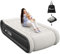 YITAHOME Luxury Air Bed with Integrated Mattress,Single airbed with Built-in Electric Pump, Inflatable Mattress, Quick Self-Inflation/Deflation Blow Up Airbed for Guest, Camping, Grey & Black