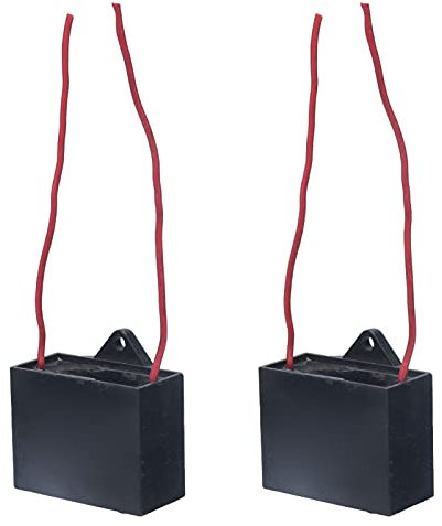 Deckenventilator Kondensator 25UF 2 Draht 14cm Bleilänge CBB61 250VAC