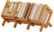 Générique Bibliothèque Inclinable en Bois, Porte-Livres de Bureau, Petite Bibliothèque Réglable, Organisateur de Livres pour Enfant, Porte-Livre Incliné pour CDs/Magazines/Livres, 35-68×22×25cm