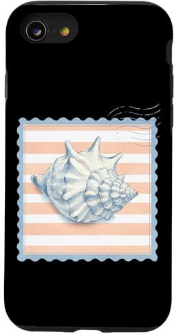 Seashell Nautical Ocean Coastal Beach Theme Case for iPhone SE (2020) / 7 / 8