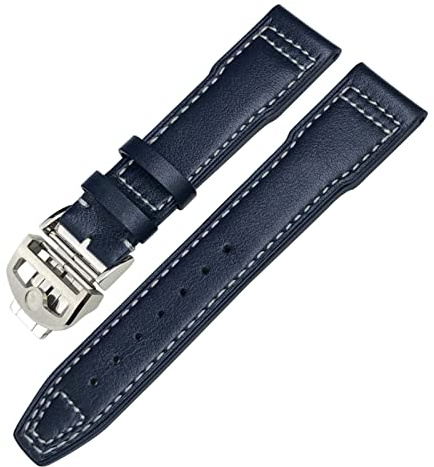 Echtes Lederarmband für IWC XVIII Fliegeruhr 20mm 21mm 22mm Rindslederarmband