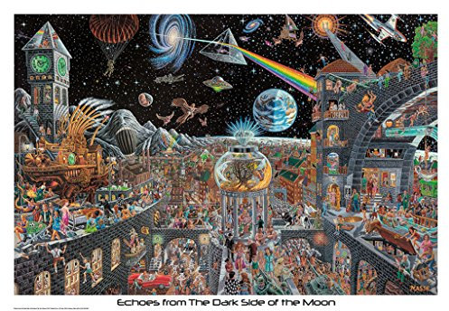 Echoes from The Dark Side of The Moon von Tom Masse Kunstdruck Poster 36 x 24