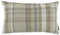 McAlister Textiles Heritage | Sofakissen mit Füllung in Beige Natur | 60 x 40 cm | gewobenes Tartan-Muster kariert | Deko gefülltes Kissen Sofa, Bett, Couch pflegeleichtes Wolle-Gefühl