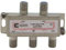 Splitter Satellitare 4 Vie, Partitore Antenna con Connettore EFFE, Ripartitore Antenna, Distributore di Segnale Tv, Frequenza da 5 a 2400 MHz, Made in P.R.C.