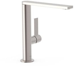 Tres Exclusiv Project-Tres Hohe Design Waschtisch Einhebel Armatur edelstahl